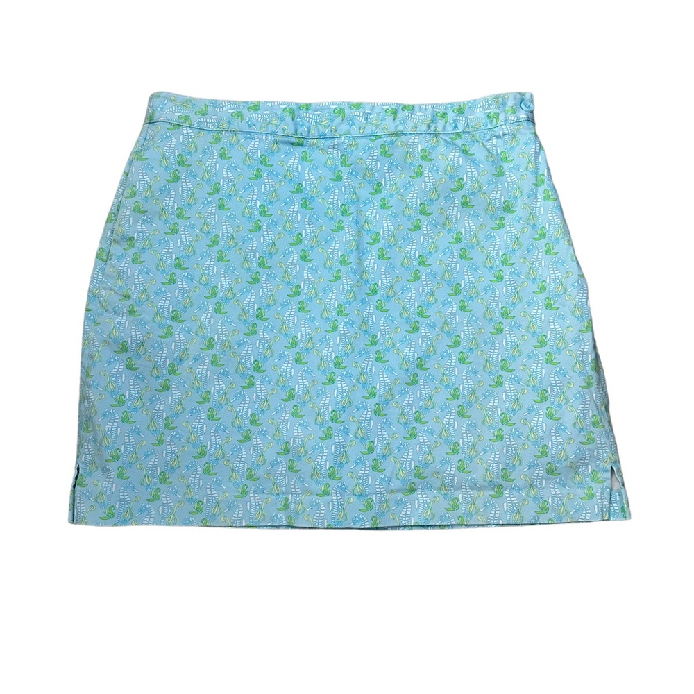 EP Pro Women’s Sz 14 Seahorse Print Athletic Golf Skort Side Zip